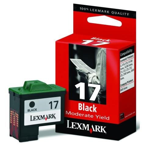 Lexmark Nr.17 (10N0217) inktcartridge zwart (origineel) 10N0217E 040160 - 1