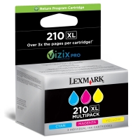 Lexmark Nr.210XL (14L0269E) multipack C/M/Y (origineel) 14L0269E 040618