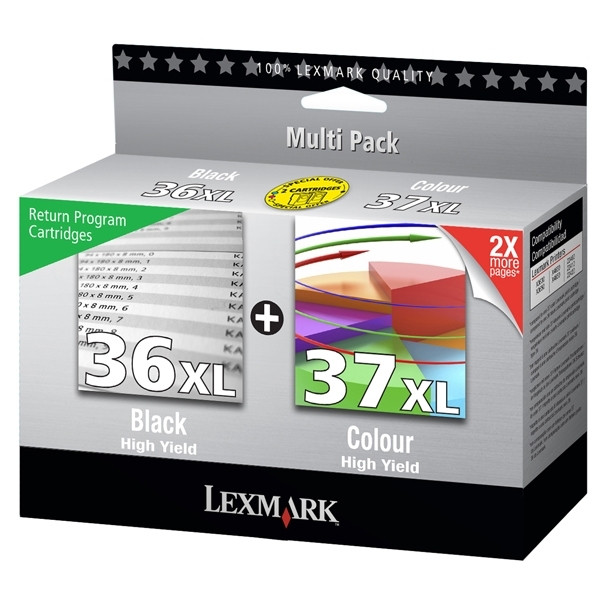 Lexmark Nr.36XL + Nr.37XL (80D2978) combinatie aanbieding (origineel) 80D2978 040388 - 1