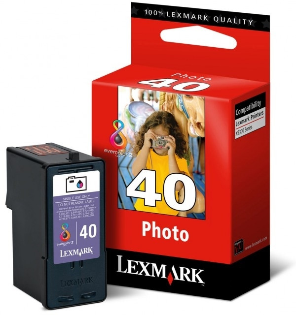 Lexmark Nr.40 (18Y0340E) inktcartridge foto (origineel) 18Y0340E 040330 - 1