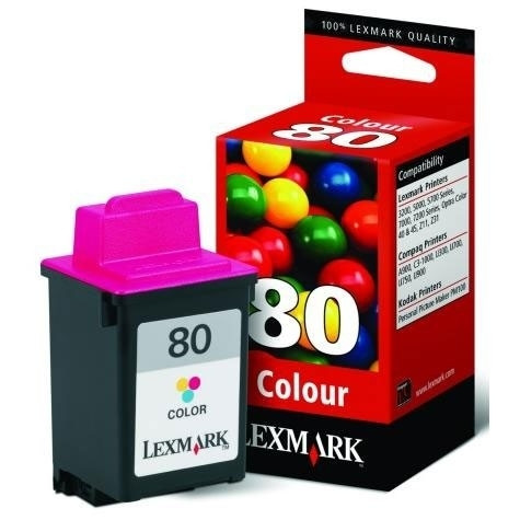 Lexmark Nr.80 (12A1980) inktcartridge kleur (origineel) 12A1980E 040030 - 1