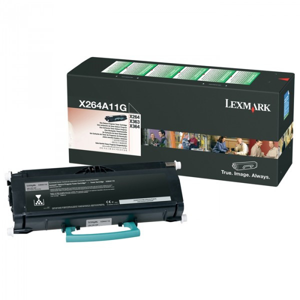 Lexmark X264A11G toner zwart (origineel) X264A11G 037058 - 1