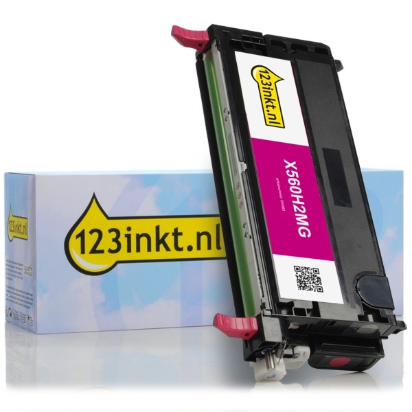 Lexmark X560A2MG toner magenta (123inkt huismerk) X560A2MGC 034977 - 1