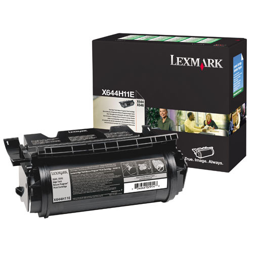 Lexmark X644H11E toner zwart hoge capaciteit (origineel) X644H11E 034755 - 1