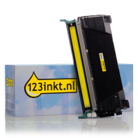 Lexmark X746A1YG toner geel (123inkt huismerk) X746A1YGC 037227