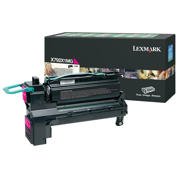 Lexmark X792X1MG toner magenta hoge capaciteit (origineel) X792X1MG 037166 - 1