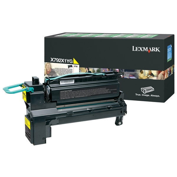 Lexmark X792X1YG toner geel hoge capaciteit (origineel) X792X1YG 037168 - 1
