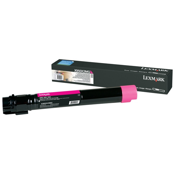 Lexmark X950X2MG toner magenta (origineel) X950X2MG 037178 - 1