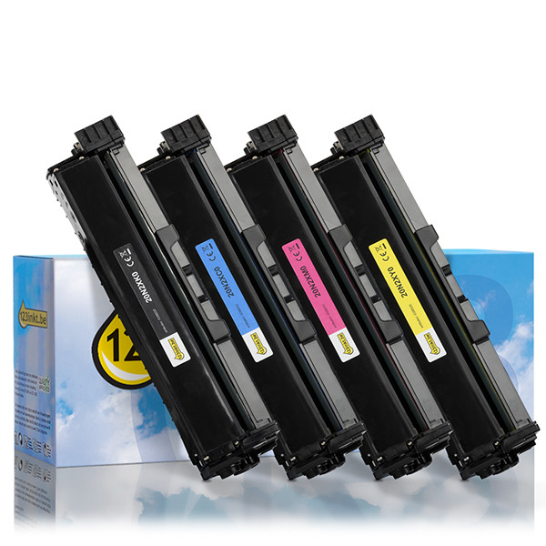 Lexmark aanbieding: 20N2XK0, C0, M0, Y0 zwart + 3 kleuren (123inkt huismerk)  131989 - 1