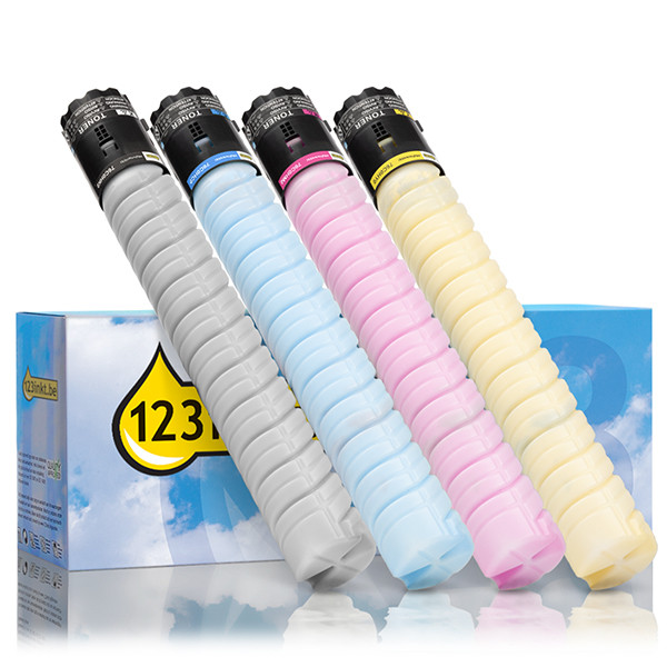 Lexmark aanbieding: 76C0HK0, C0, M0, YO zwart + 3 kleuren (123inkt huismerk)  131978 - 1