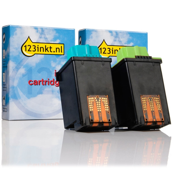 Lexmark aanbieding: Nr.50 (17G0050) zwart + Nr.60 (17G0060) kleur (123inkt huismerk) 17G0050EC 17G0060EC 040075 - 1