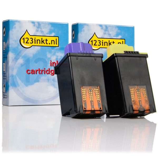Lexmark aanbieding: Nr.75 (12A1975) zwart + Nr.25 (15M0125) kleur (123inkt huismerk) 12A1975EC 15M0125EC 040059 - 1