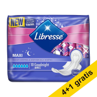 Aanbieding: 5x Libresse Maxi Goodnight maandverband (10 stuks) SLI00048