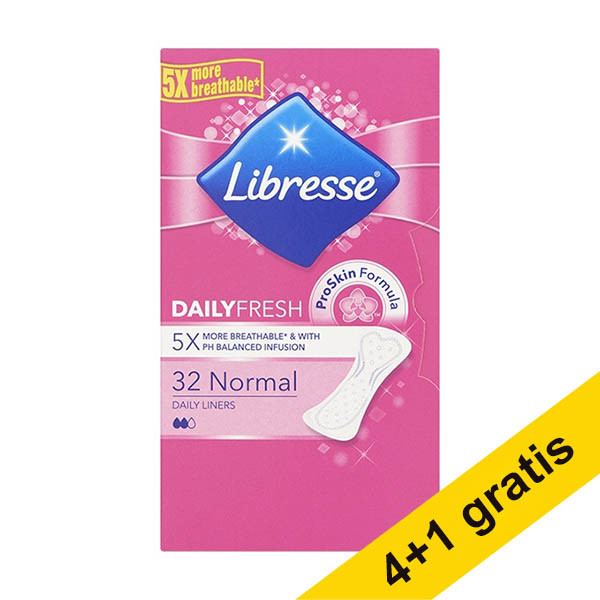 Aanbieding: 5x Libresse Normal inlegkruisjes (32 stuks) SLI00052 - 1