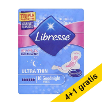 Aanbieding: 5x Libresse Ultra Goodnight maandverband (10 stuks) SLI00047