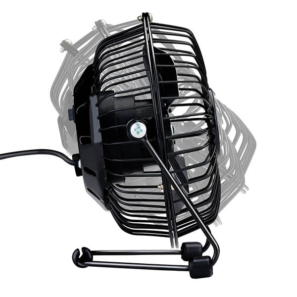 Lifetime tafelventilator zwart (13 cm) 828973 - 2