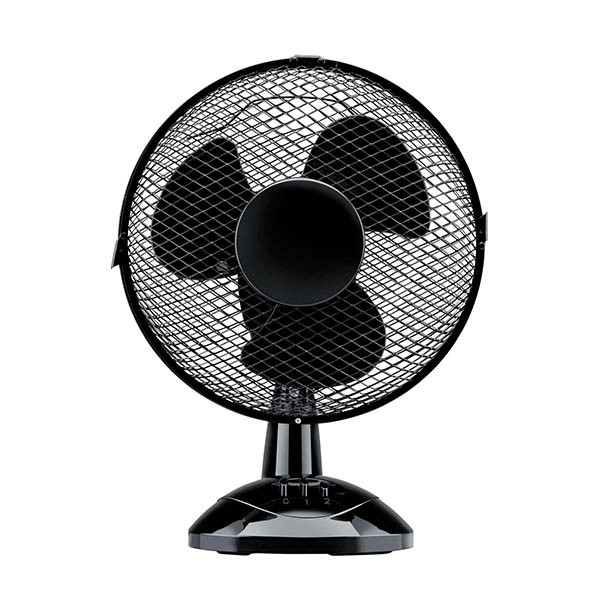 Lifetime tafelventilator zwart (23 cm) 828972 - 1