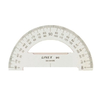 Linex gradenboog 100 mm 180 graden transparant 100413011 224519