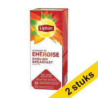 Lipton Aanbieding: 2x Lipton FGS English Breakfast thee (6 x 25 stuks)  423449