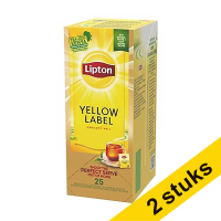 Lipton Aanbieding: 2x Lipton FGS Yellow Label thee (6 x 25 stuks)  423456