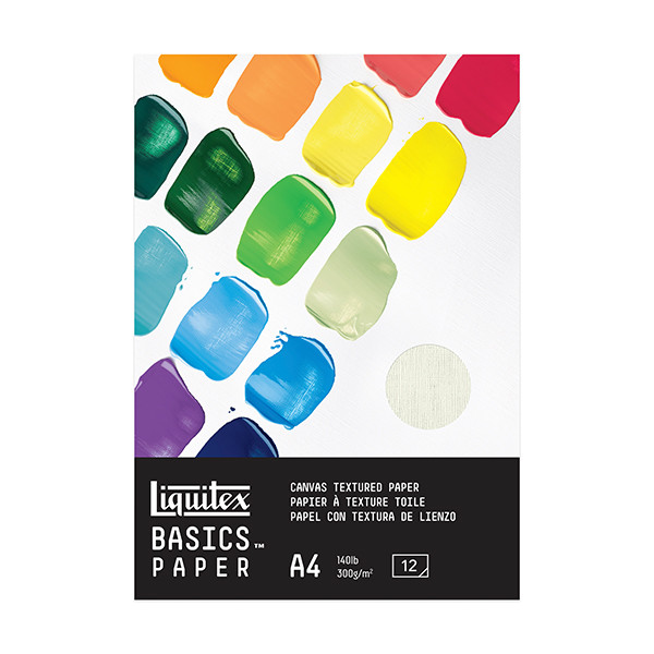 Liquitex acrylverfpapier A4 300 g/m² (12 vellen) 4602004 409996 - 1