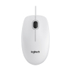 Logitech B100 muis met kabel wit 910-003360 828099 - 1