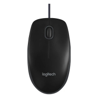 Logitech B100 muis met kabel zwart 828062