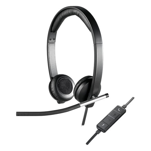 Logitech H650e stereo bekabelde headset 981-000519 828079 - 1