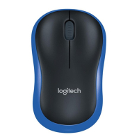 Logitech M185 draadloze muis blauw 910-002239 828106