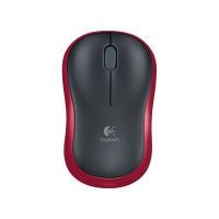 Logitech M185 draadloze muis rood 910-002240 828102