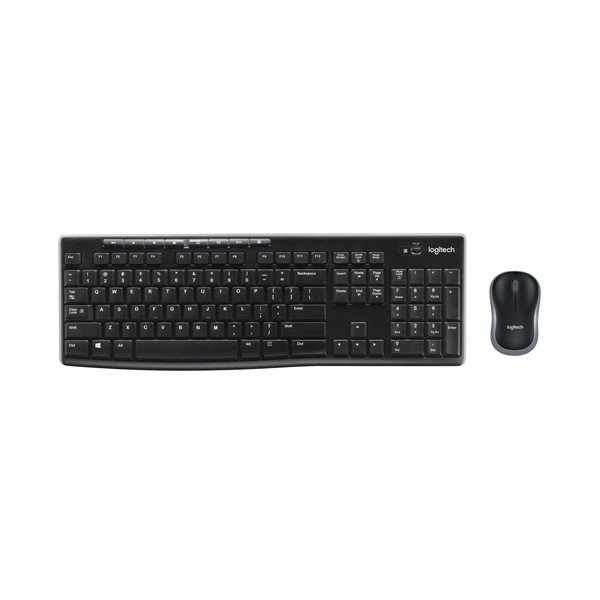 Logitech MK270 draadloos toetsenbord en draadloze muis (QWERTY) 920-004509 828069 - 1