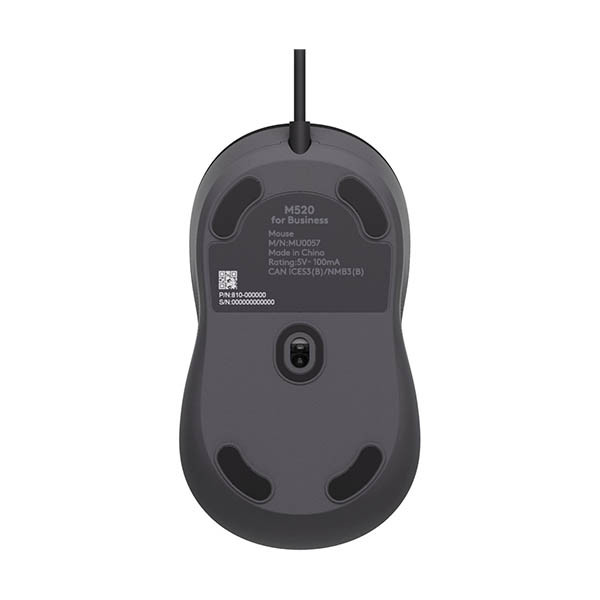 Logitech Signature M520 Business muis met kabel 828545 - 3