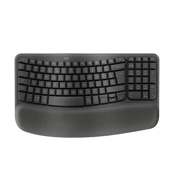 Logitech Wave Keys ergonomisch draadloos toetsenbord (QWERTY) 828208 - 1