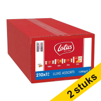 Aanbieding: 2x Lotus Biscoff assorti (210 stuks)