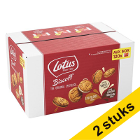 Aanbieding: 2x Lotus Biscoff speculoos gevuld mix box (120 stuks)