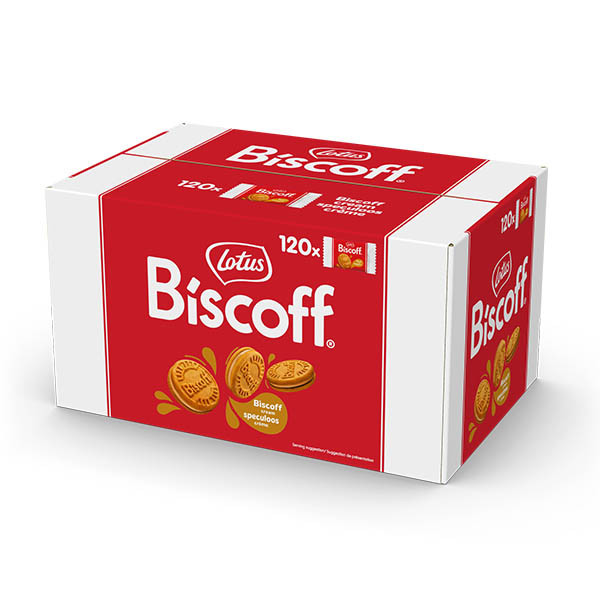 Lotus Biscoff speculoos gevuld vanillecrème box (120 stuks)  435300 - 1