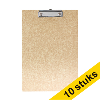 Aanbieding: 10x Maul Balance klembord houtnerf A4 staand