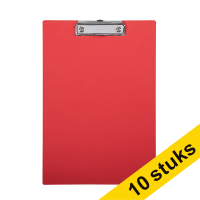 Aanbieding: 10x Maul Balance klembord rood A4 staand
