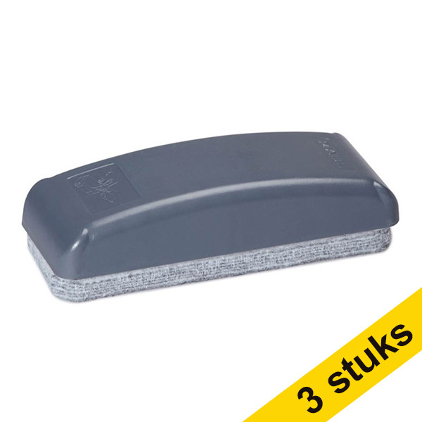 Aanbieding: 3x Maul 12-laags vlies whiteboardwisser 14,4 x 5,4 cm 424836 - 1