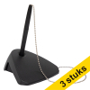 Aanbieding: 3x Maul baliepen van gerecycleerde kunststof zwart 424916 - 1