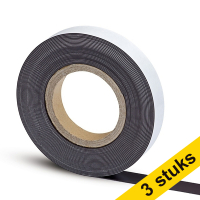 Aanbieding: 3x Maul magneetband zelfklevend 2,5 cm x 10 m 424832