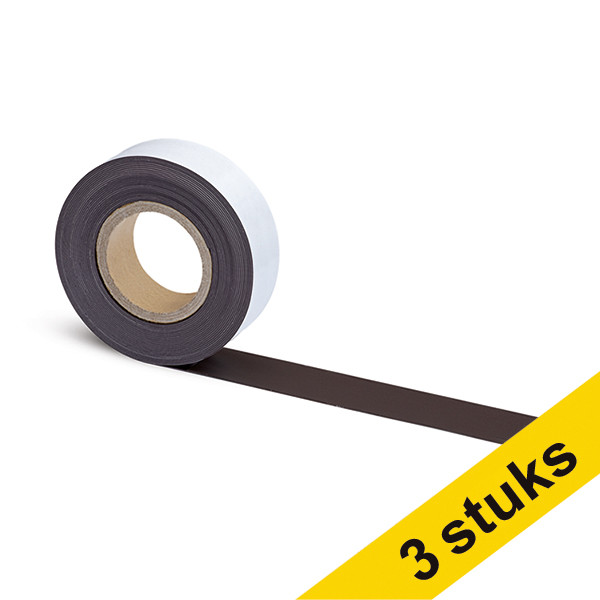 Aanbieding: 3x Maul magneetband zelfklevend 3,5 cm x 10 m 424914 - 1