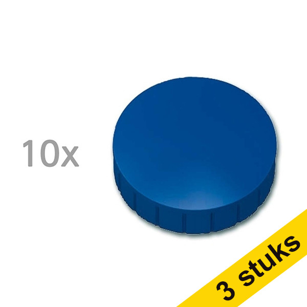 Aanbieding: 3x Maul magneten extra sterk 38 mm blauw (10 stuks) 424803 - 1