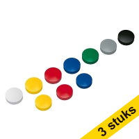 Aanbieding: 3x Maul magneten extra sterk 38 mm gekleurd (10 stuks)