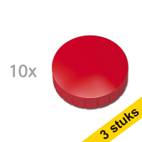 Aanbieding: 3x Maul magneten extra sterk 38 mm rood (10 stuks)