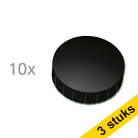 Aanbieding: 3x Maul magneten extra sterk 38 mm zwart (10 stuks)