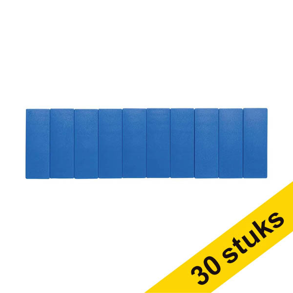 Aanbieding: 3x Maul magneten rechthoek 54 x 19 mm blauw (10 stuks) 424827 - 1