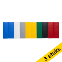 Aanbieding: 3x Maul magneten rechthoek 54 x 19 mm gekleurd (10 stuks)