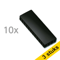 Aanbieding: 3x Maul magneten rechthoek 54 x 19 mm zwart (10 stuks)