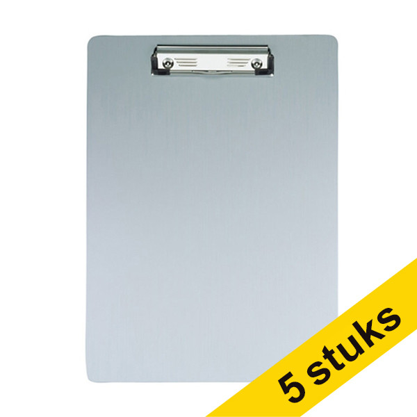 Aanbieding: 5x Maul aluminium klembord A4 staand 424861 - 1